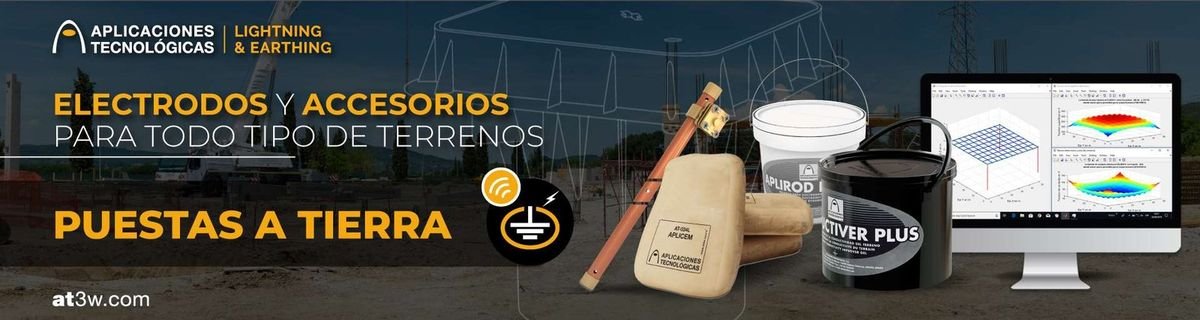 Electrodos y accesorios para todo tipo de terrenos — puestas a tierra, APLIROD y ACTIVER PLUS